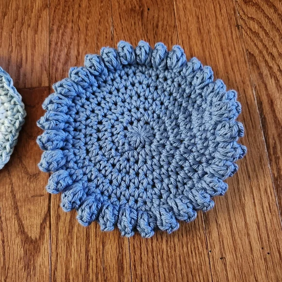 Crochet Stone Wash Washcloth and Face Disc Set - Picture 9 of 10